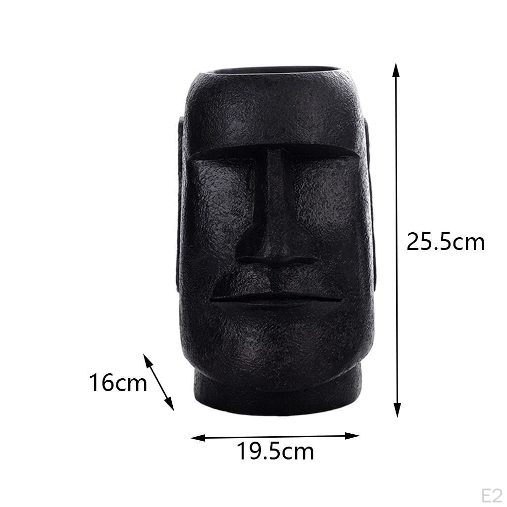 1 Antike Osterstatue, Massives Megalithisches, Monolithische Dekoration AHU, Römisch für Zimmer ,,