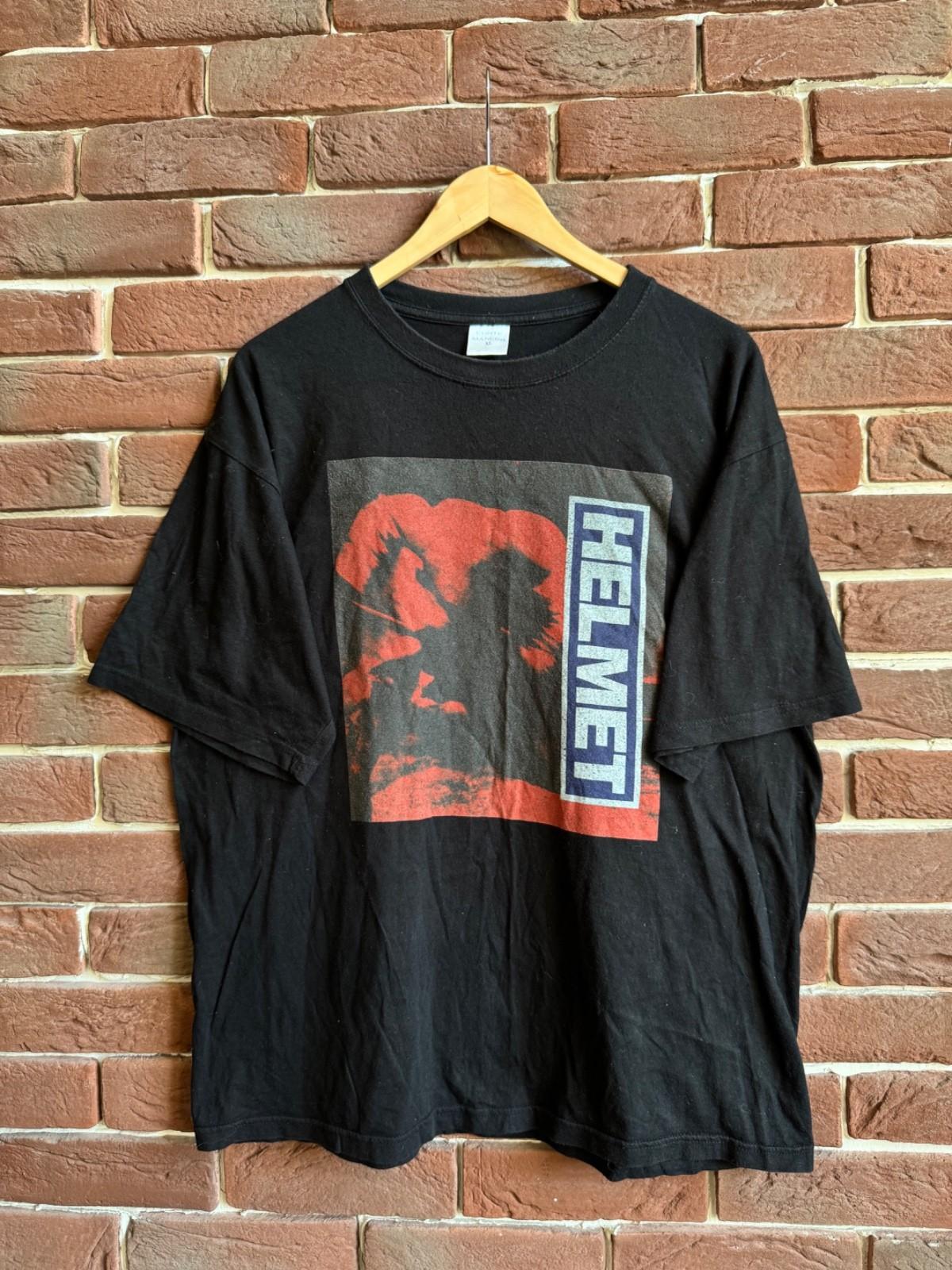 Vintage 00s HELMET Meantime NY tshirt Hardcore Band Black xl Unisex T-Shirt XXXXL