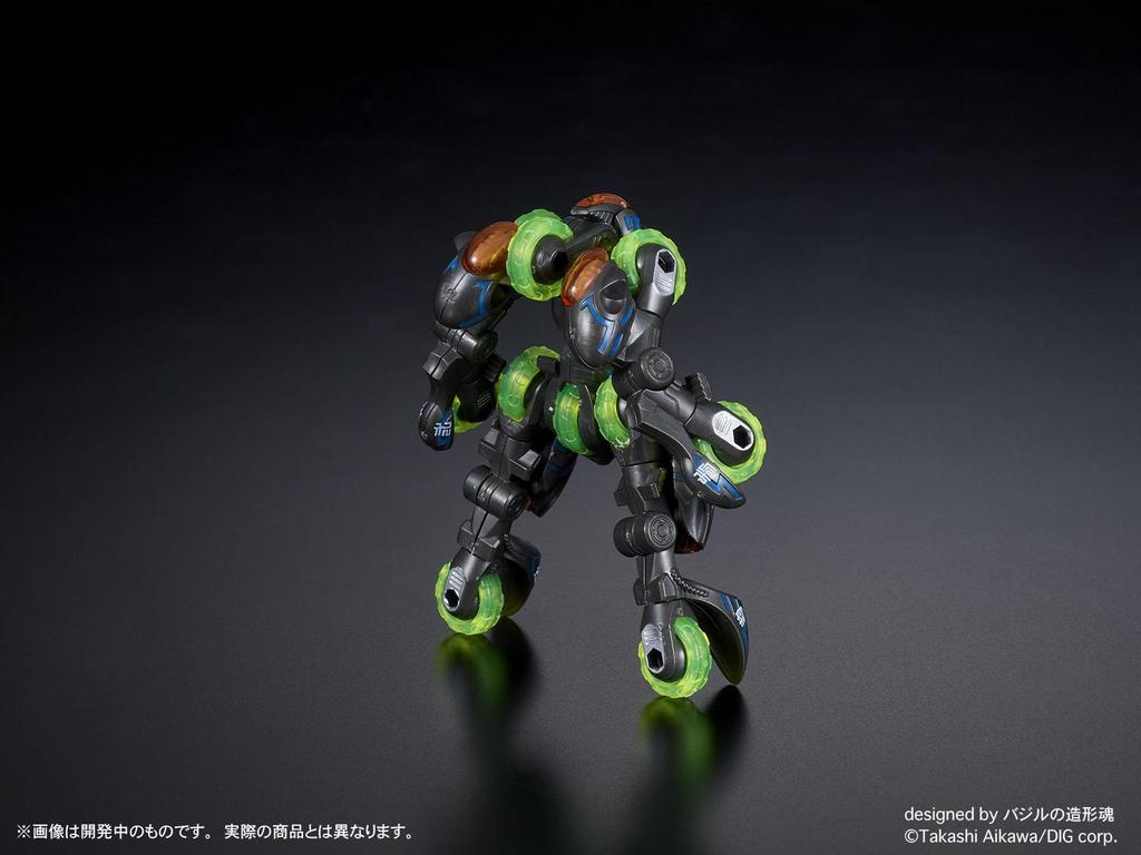 DIG MODEL Togimaru Explosive Combined Gangimaru Height 73mm Painted Plastic Assembly Kit Approx. Non-scale