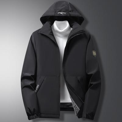 Men's Hooded Jacket Men's Trend Baita Sports Jacket Spring and Autumn Thin Outer Clothes