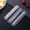 Heart-Shaped Transparent Disposable Fruit Fork Skewers for Commercial Use