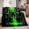 1 Stück Green Lantern Cosmic Flanell-Kuscheldecke Leicht Weich Warm Ganzjahresdecke für Sofa, Bett, Reise,L1028111