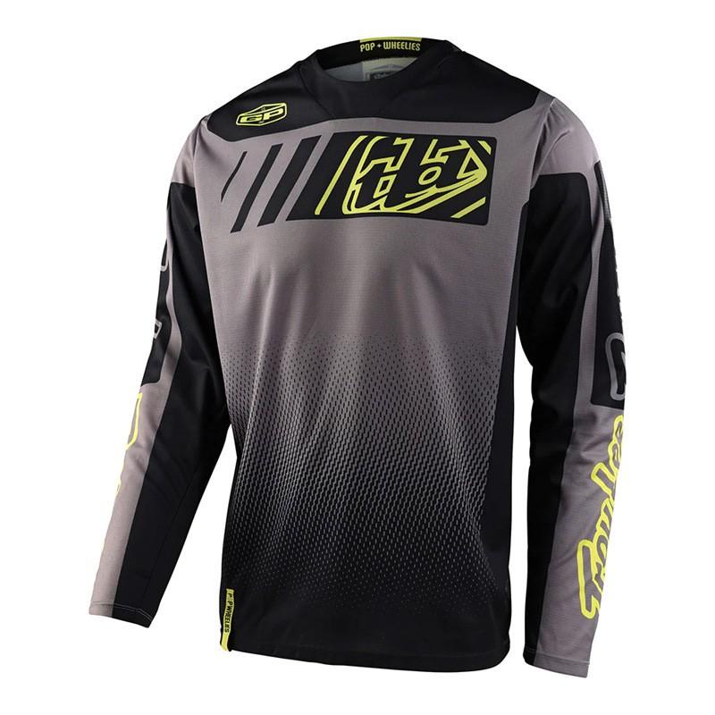 Maglia da Corsa TLD da Uomo Asciugatura Rapida Maglietta per Moto Fuoristrada Sportswear Traspirante