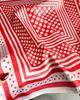 70Cm Red Dot Printed Scarf Women's Spring and Summer Polyester Fiber Scarf Fashion Versatile Clothes Bag Accessories Scarfs