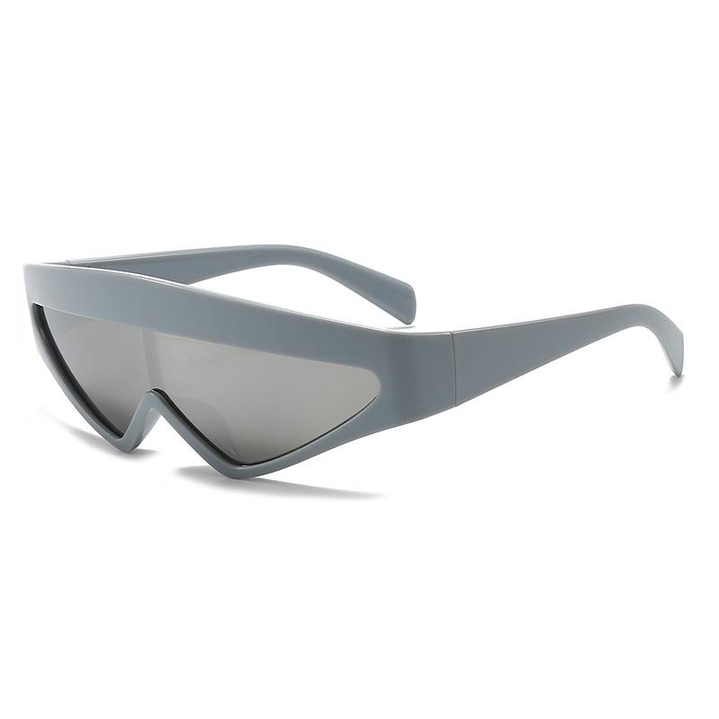 Futuristic European-American One-Piece Triangle Sunglasses