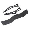 RC Car Tail Wing,   Carbon   Rear Spoiler for 1Celsius10  02 XV01 PTG2 RC Car, with Pre-drilled Holes Easy Installation