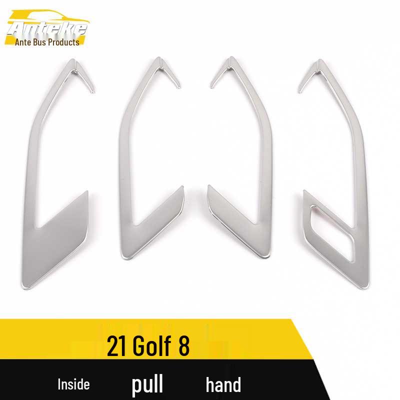Golf 8 Interior Door Handle Trim for 21 Models - Armrest Buckle and Handshake Patch