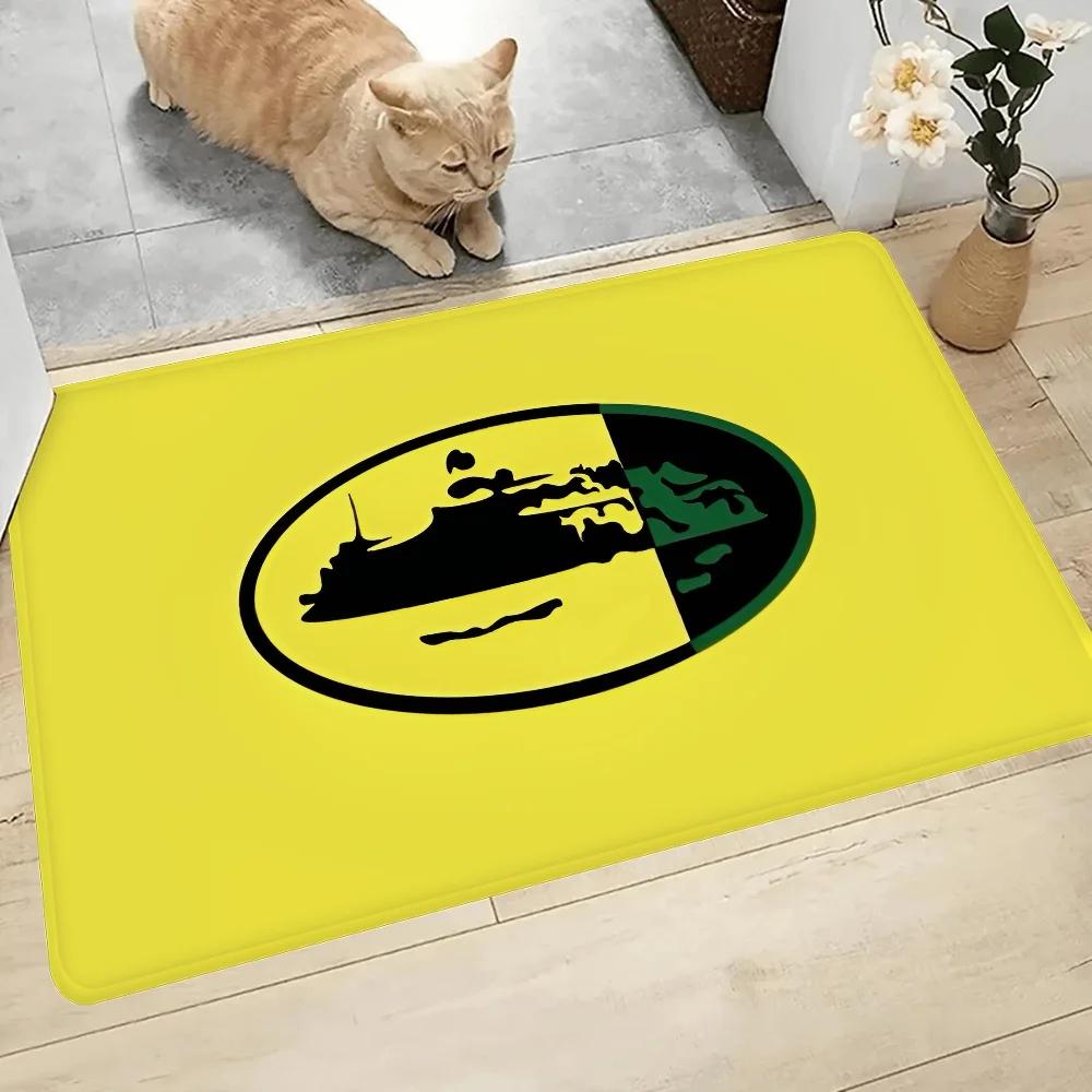 Devil's Island English Floor Bathroom Mat Kids Room Bedroom Decor Balcony Anti-Slip Doormat Living Room Bedside Area Rugs