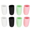8 pçs Capas Elásticas à Prova de Vazamento para Viagem, Capas de Silicone Macio para Produtos de Higiene Pessoal para Sabonete Líquido