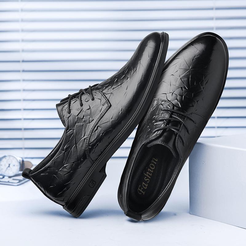 Fashion Mens Leather Shoes Formal Genuine Leather Business Handmade Dress Shoes For Men High Quality Casual Oxfords Luxury Brand