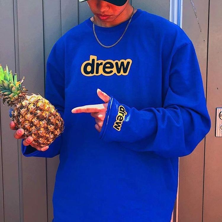 Drew House Crewneck Sweatshirt 'Blue' Men's DR-SS20-92