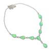 Natural Fire Opal Gemstone 925 Sterling Silver Jewelry Necklace 18" ASN-6095