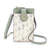 New Women's Stylish Coin Purse & Phone Bag: Summer Shoulder and Crossbody Messenger with Sweet Print