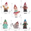 Cross-border Christmas Elf & Goblin Figure Set for Micro-landscape Decoration and Garden Ornament