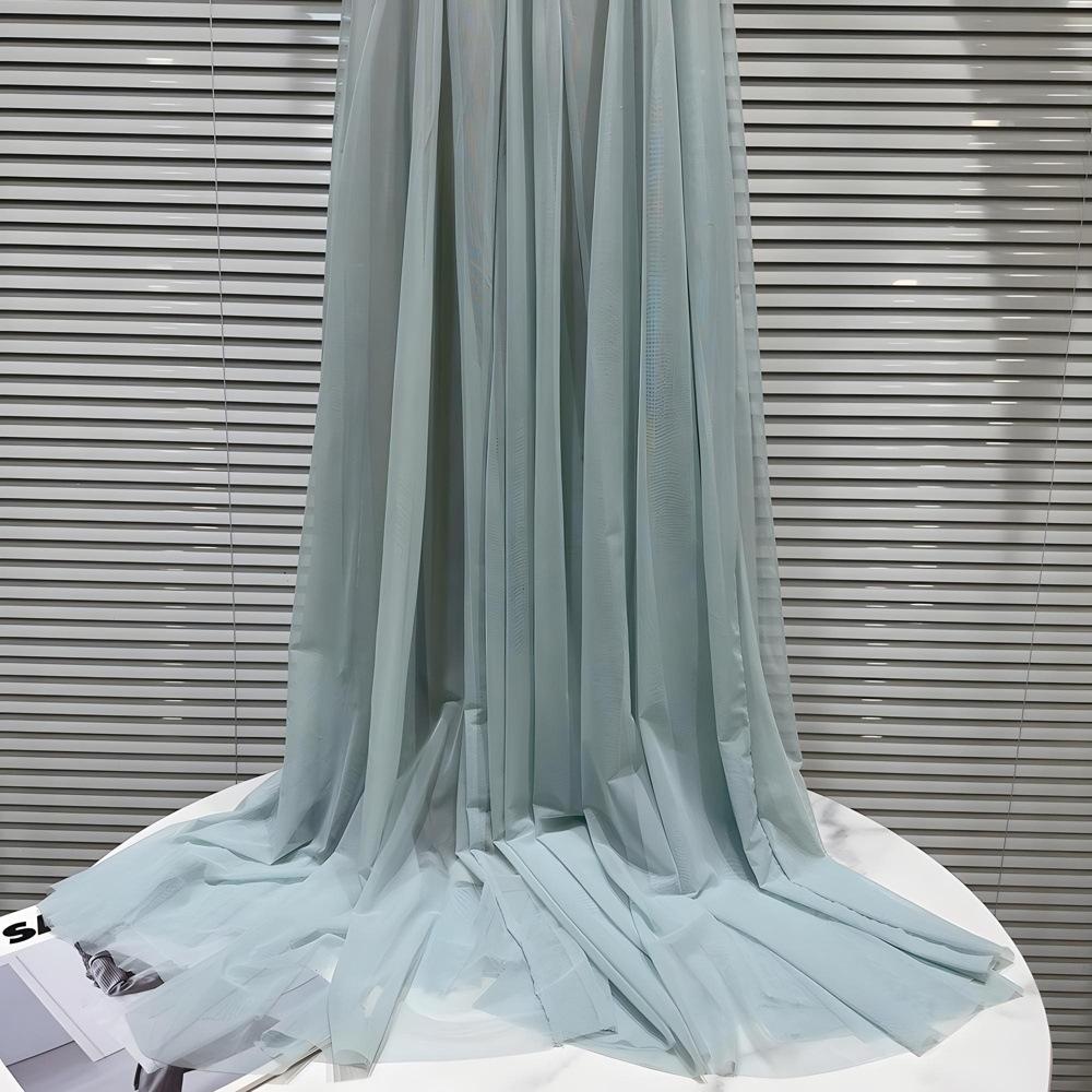 Kristall Diamant Ketten Netz Trägerkleid Damen Sommer Langes Kleid Taille Urlaub Feenkleid