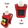 Sticky Dodge Ball Game Vest Outdoor Sports Toy Jersey Fabric  Props Throw Catch Soft Fleece Balls Safe for Kids Teens Adults