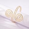 IF ME Multi-Layer Spiral Arm Ring Bracelet Exaggerated European and American Simple Vintage Open Cuff Bangles for Women Jewelry Gifts