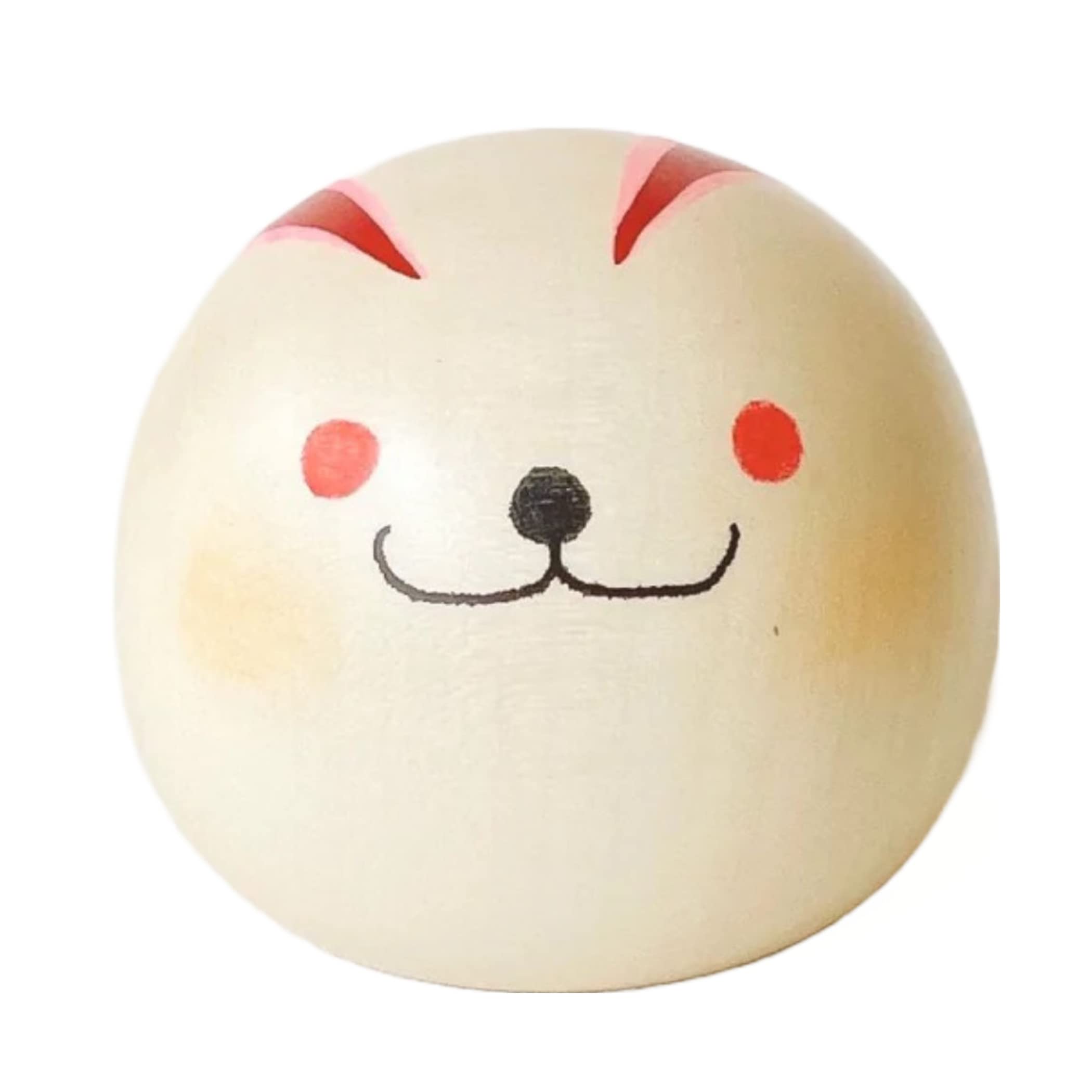 

A popular Japanese Made in Japanese Kokeshi Folk Crafted by 12 Zodiac Kokeshi souvenir. Japan. dolls. crafts. Usaburo. signs. Rabbit, Yurakoro,