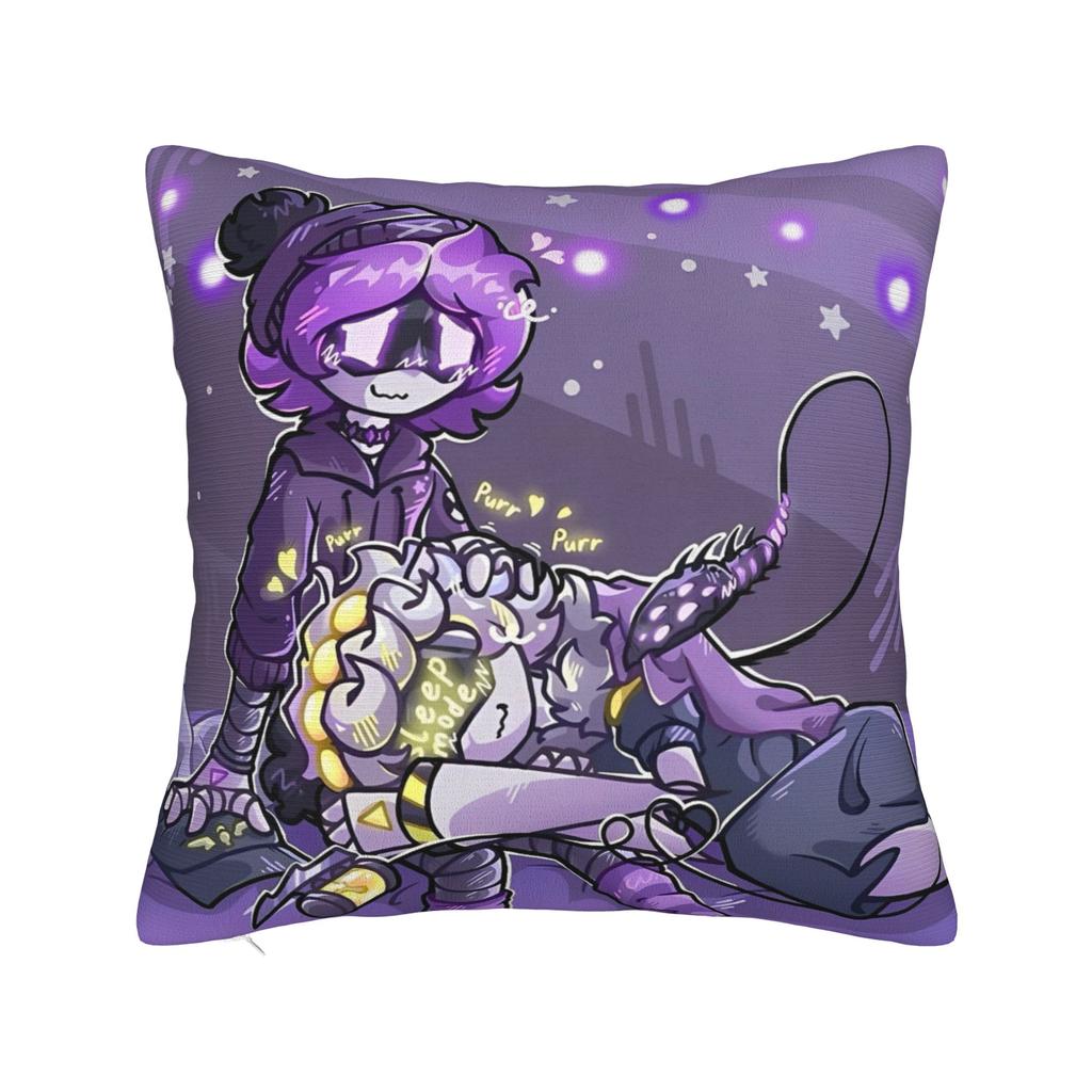 Murder Drones Square Pillow Cases Uzi Doorman Cushion Covers Fashion Zippered Decor Pillowcover for Sofa 40x40cm