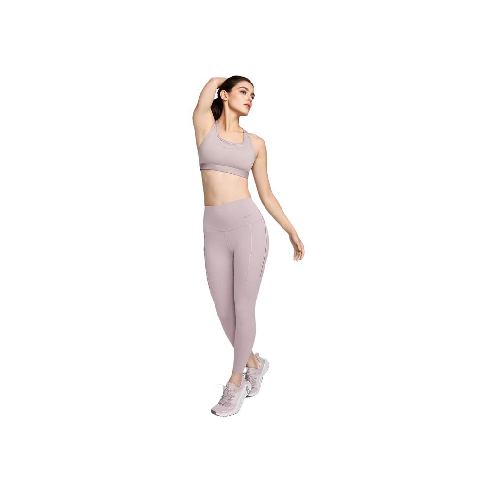 Nike Universal Breathable Quick-Dry High-Waisted Pocket Leggings Women leggings Light-Mineral-Purple Black DQ5898226