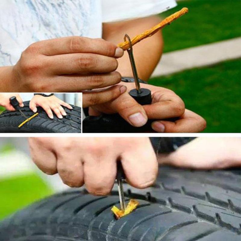 Car Tire Quick Repair Kit Auto Motorcycle Bicycle Vacuum Tire Puncture Plug Emergency Glue Practical