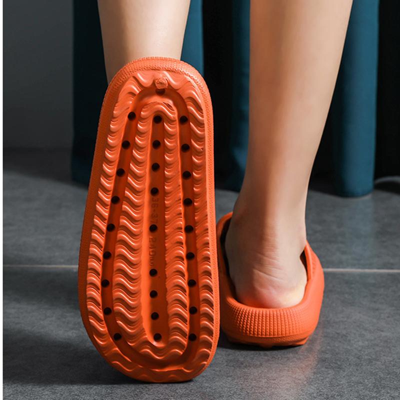 Unisex Terlik Kadın EVA kaymaz ev terliği Yumuşak Platform Ev Terlik Düz Renk Ev