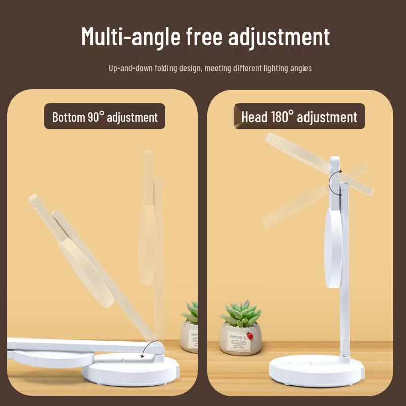 LED Folding Desk Lamp for Student Study with Eye Protection