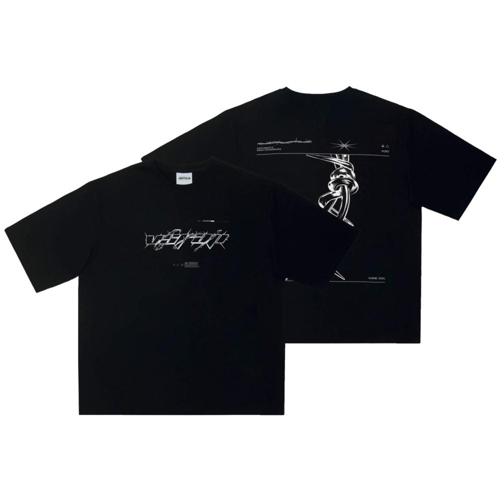

Harajuku Oversized Streetwear Mens Clothing WIRE Graphic Funny Print Tshirt Cotton Hip Hop Aesthetic Short Sleeve Tops Goth Y2k 4XL