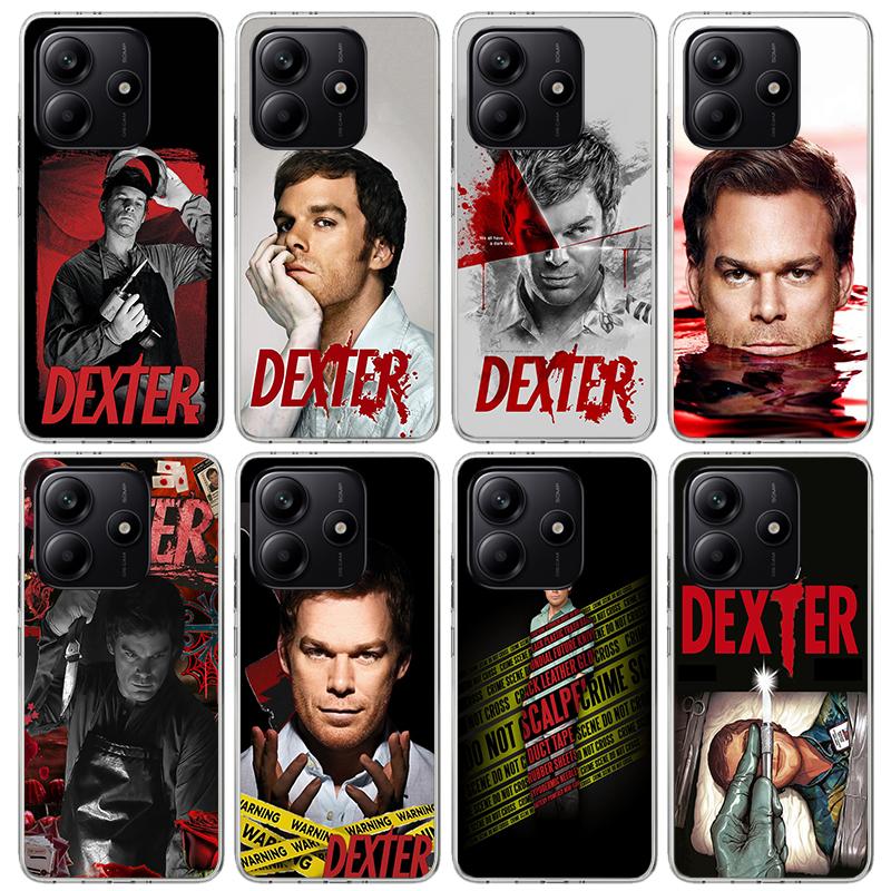 TV Show Dexter Morgan Phone Case For Xiaomi Redmi Note 10 11 12 13 14 15 Pro Plus 11S 12S 14S 11T 11E 10S Soft TPU Back Cover Re