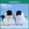 Penguin Cuddly Plush Toy Keychain Adorable Black And Gray Soft Stuffed 13cm Animal