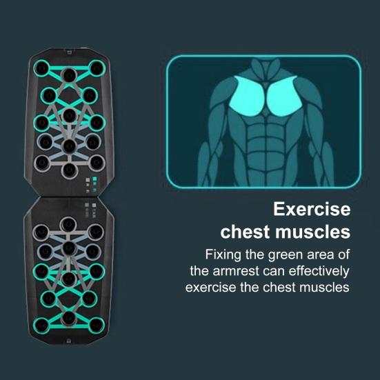 Push Up Board pro domácí posilovnu Skládací push-up deska s pohodlným uchopením