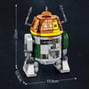 Chopper C1-10P Robot Building Blocks Sets Space War Assembly Brick Model Kit Toys Adults Kids Movie Fans Collectible Gift 988PCS