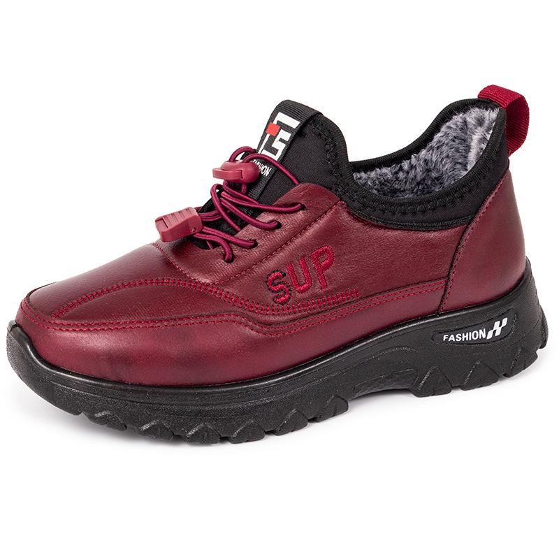 

Новая осенне-зимняя женская бархатная теплая спортивная обувь, непромокаемая нескользящая толстая повседневная обувь 40