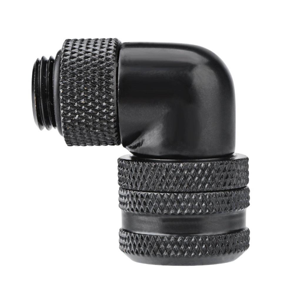 90 Degrees PC Water Cooling Fitting 14MM Brass Fitting Tube Connector Hard Tube Installation