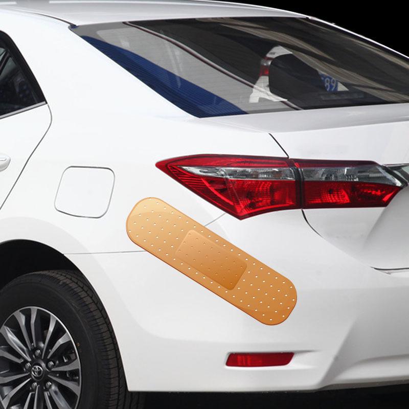Humorous Band-Aid Car & Bumper Stickers - Cover Dents & Scratches with Funny Decals for Trucks & RVs