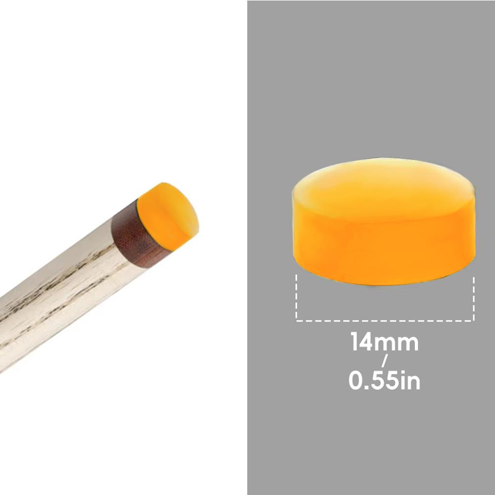 13/14mm Billard Queue Spitzen Starke Härte Stockspitze Ersatzspitze Aufsteckbare Billard Queue Spitzen Schoner Snooker Zubehör