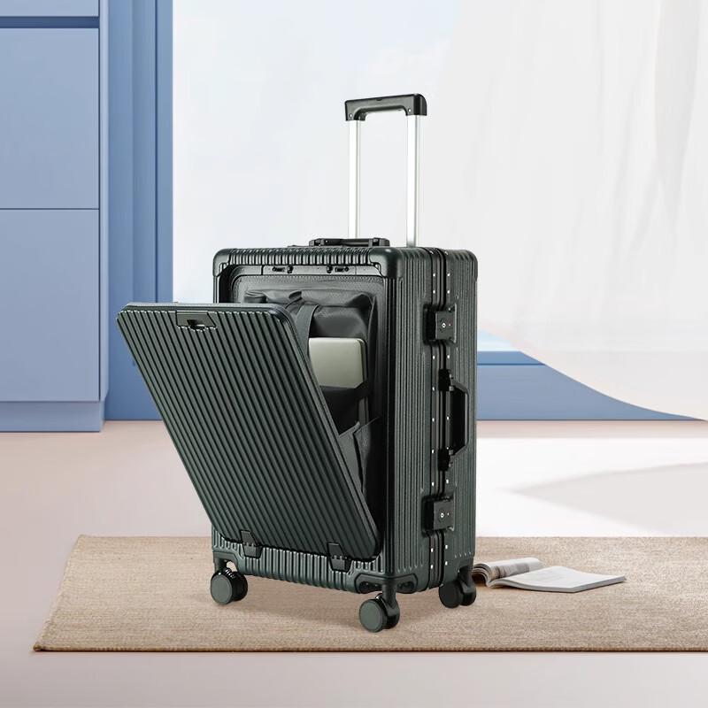 

KINGSGEAR Front-Opening Aluminum Frame Luggage
