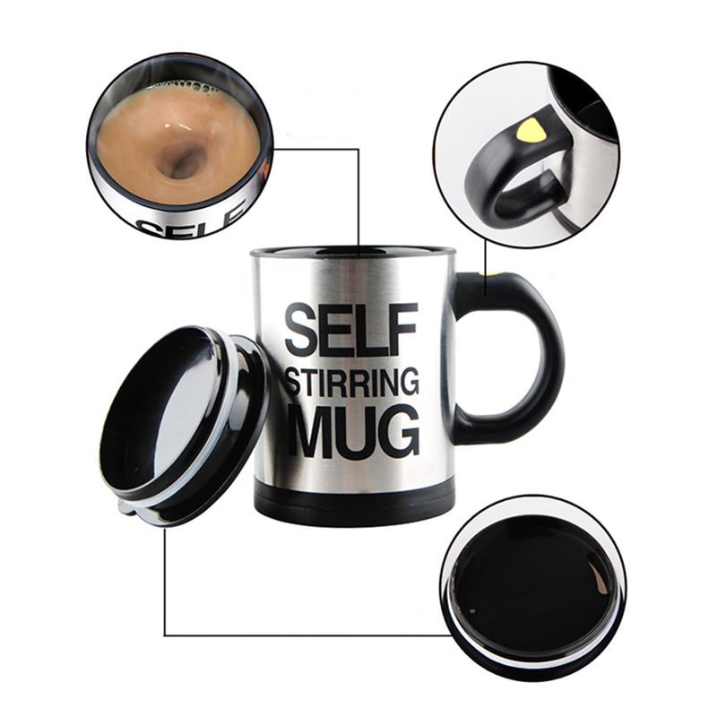 Taza De Café De Automezcla De Acero Inoxidable Eléctrico De Taza De Café De Automezcla De Acero Inoxidable Eléctrico De