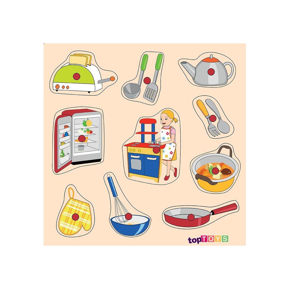 

1086-CS Chiva, Mutfağımız Ahşap Puzzle