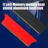 Easy Installation Aluminum RAMs Heat Spreader with Snap On Design for Fast Mounting and Optimal Heat Transfer