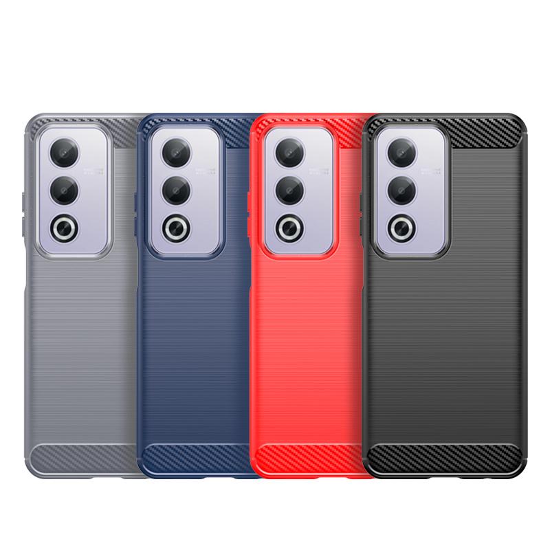 For OPPO A80 5G Case Cover OPPO A80 5G Capas Silicone Phone Bumper Back Shockproof Soft TPU Carbon Fiber For Fundas OPPO A80 5G