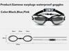 Swimming Goggles Adult Pool Glasses Anti Fog Men Women Uv Protection Optical Waterproof Swim Eyewear With Earplugs