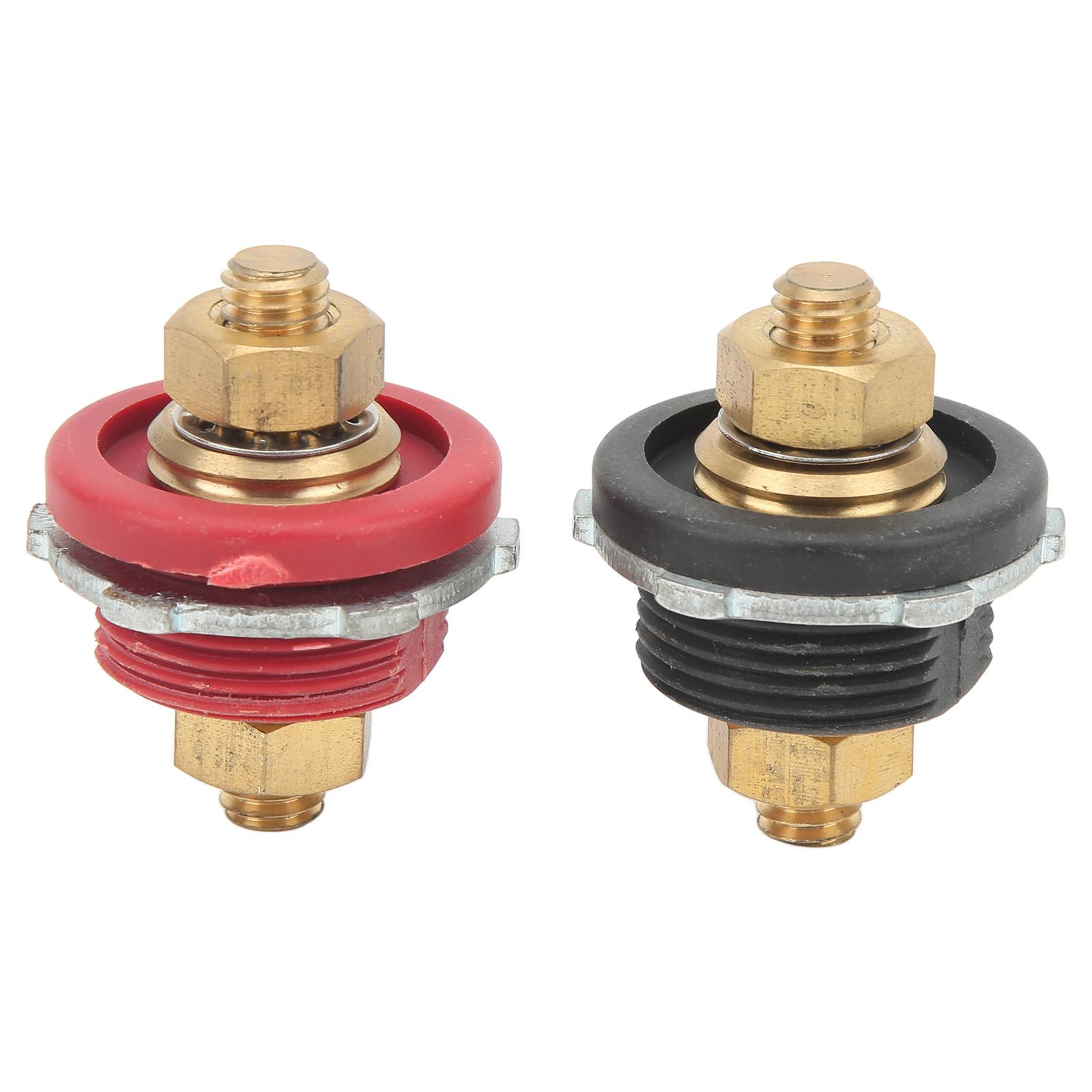 

Battery Terminal Stud Thru Panel Battery Terminal Connector 3/8in Resistant Easy for Cars латунный