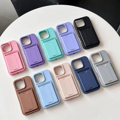 Der Kartenetui-Halter ist geeignet für Apple 16pm Karten-Einsteck-Handyhüllen mit einer IP14/15 Hautgefühl-Vollabdeckung und sturzsicherer Schutzhülle