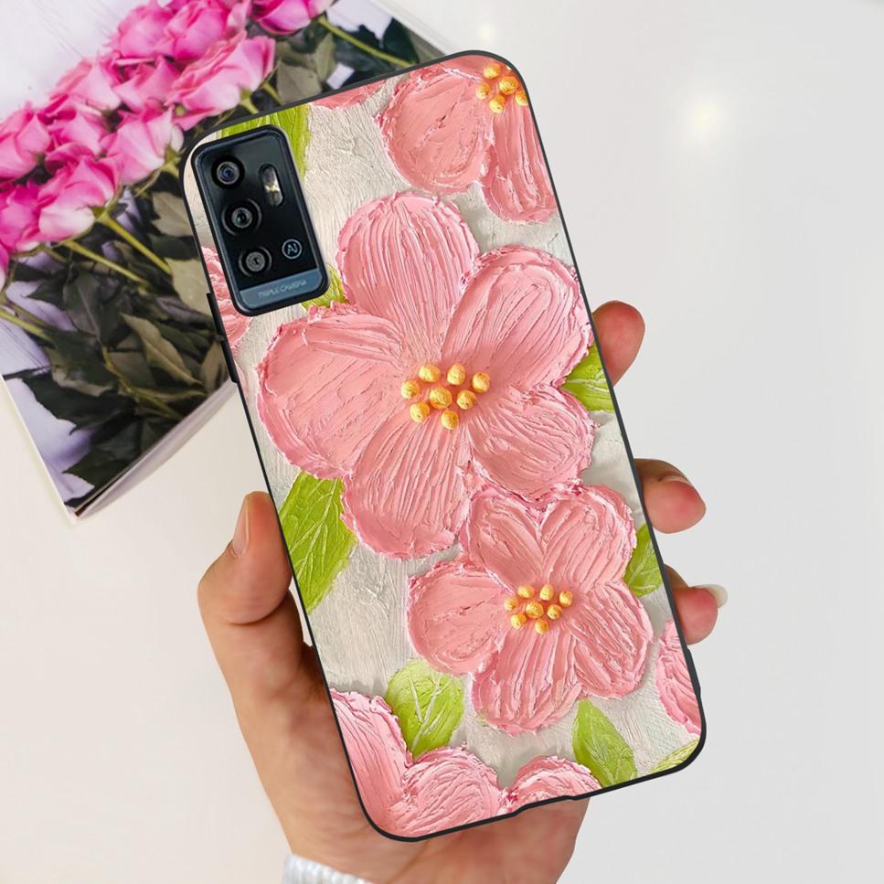 For ZTE Blade A71 6.52" Case Cartoon Dinosaur Football TPU Soft Silicone Cover For ZTE Blade A71 2021 A7030 Phone Cases Fundas