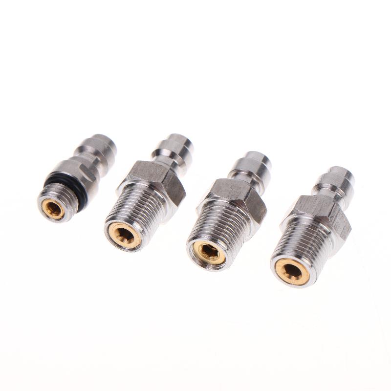 Quick Connect Valve 8mm Male Connector High Pressure Fitting Durable Leakproof Design for Hydraulic Systems