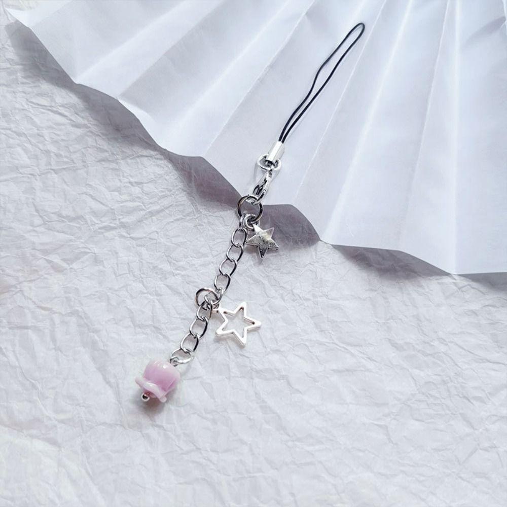 Acrylic Shell Dolphin Mobile Phone Chain Beaded Five-pointed Star Phone Lanyard  Decoration