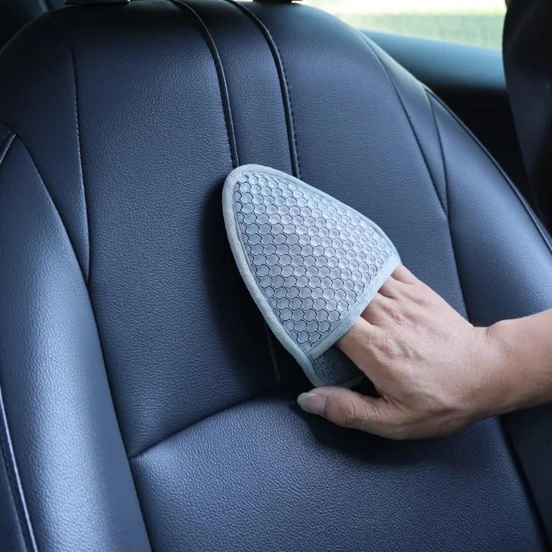 Car Washing Gloves Cleaning Sponge Wipe Car Wheels Cleaning Waxing Dual Purpose Sponge Block Double Side Car Paint Care Tools