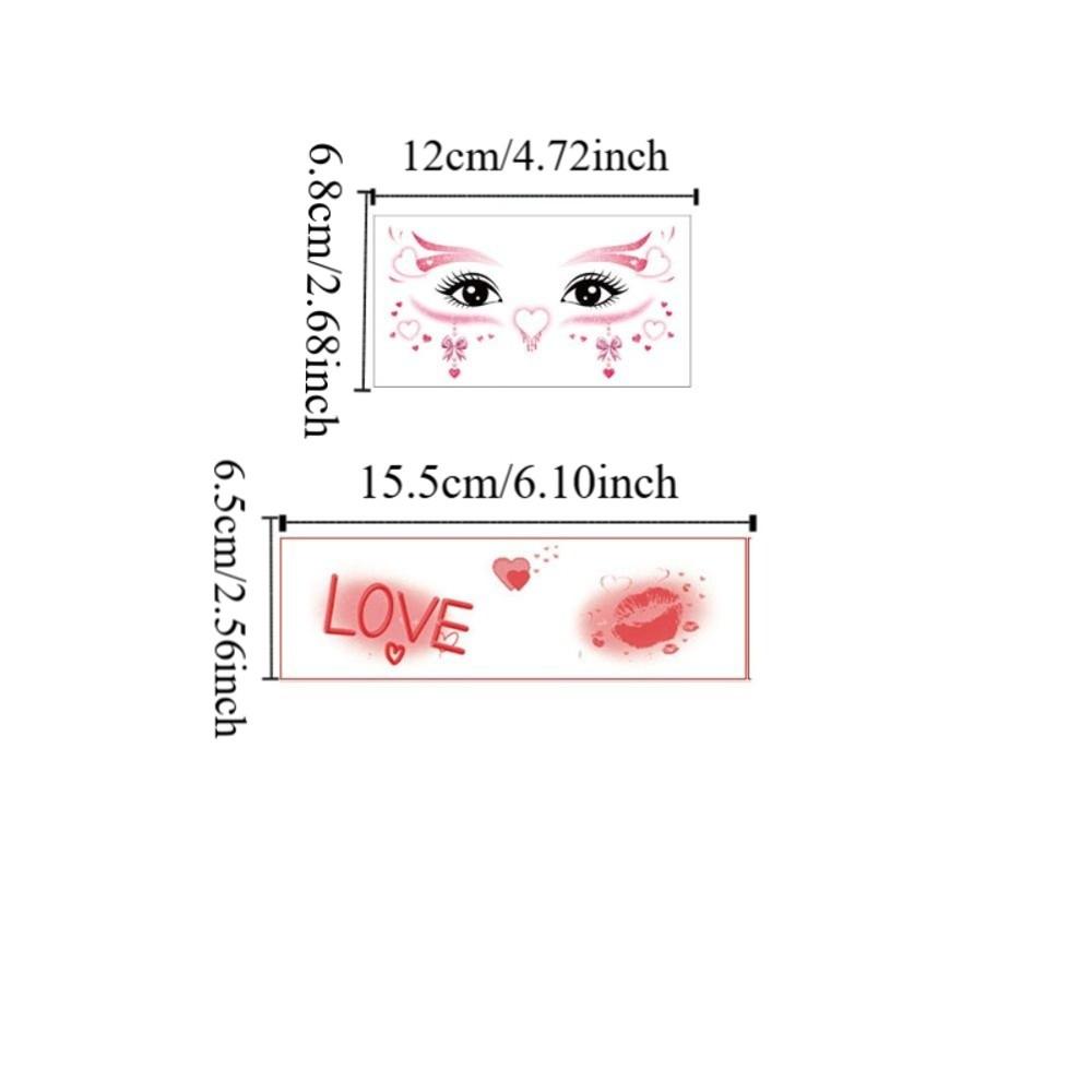 Waterproof Freckles Blush Stickers Long Lasting Makeup Stickers Face Temporary Tattoos  Concert