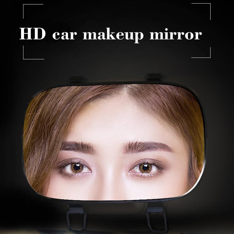 Portable Car Sun visor Makeup Mirror Car Interior Sun-Shading HD Cosmetic Mirror Auto Vanity Mirror Car Styling